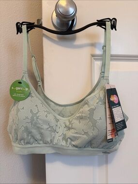 Kindly yours lace scoop bralette M NWT